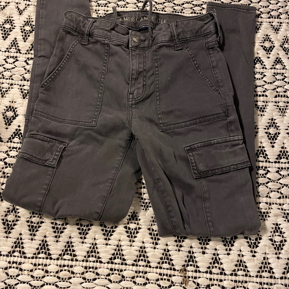 Gray American Eagle Jeans